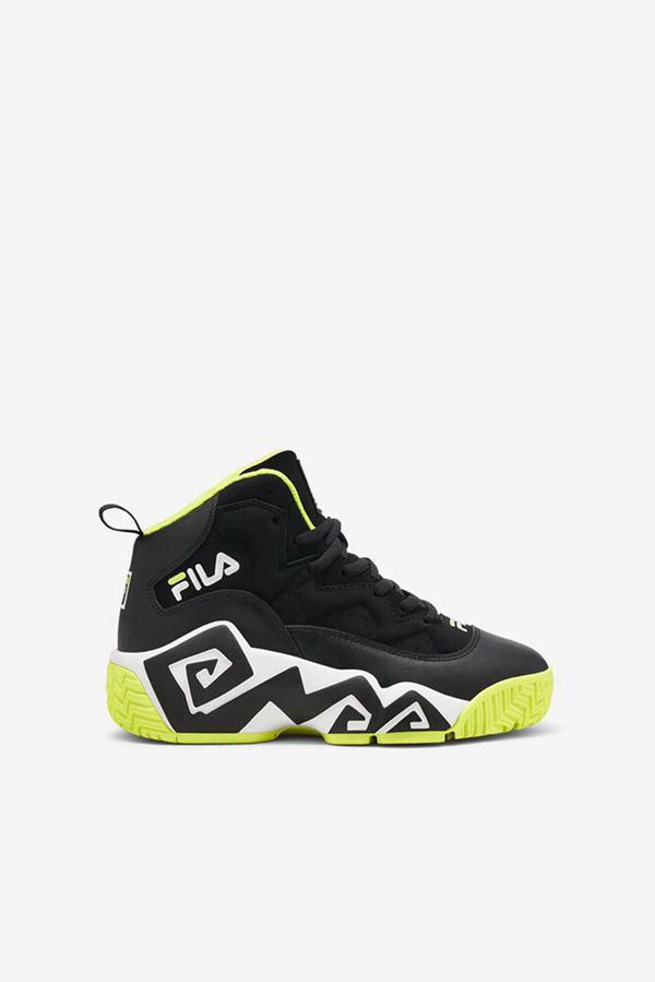 Zapatillas Fila Niños Negras / Amarillo / Blancas - Little Mb - España 701924ZKS